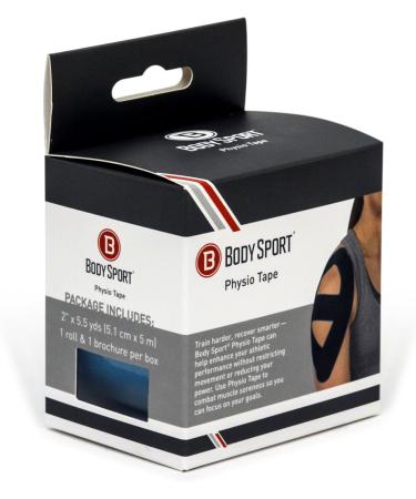 Body Sport Physio Tape  Kinesiology Tape to Support Muscles and Joints Natural 2 in x 5.5 yds - Buy Online on GoSupps.com