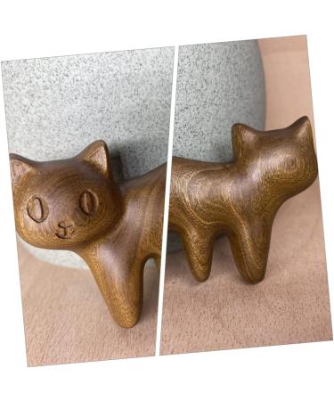 Gogogme Kitten Massage Comb | Wooden Scalp & Hair Combing Device for Relaxation & Wellness - Buy Online on GoSupps.com