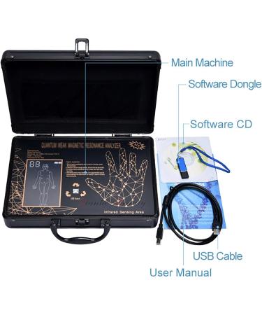 Quantum Magnetic Health Analyzer | Dynamic 3D-Ganzboden Scan | Multilingual & Windows Compatible for Health Analysis - Buy Online on GoSupps.com