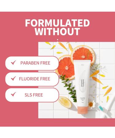 Pregnancy Safe Grapefruit Rooibos Toothpaste for Morning Sickness Relief - 4.2 oz - Buy Online on GoSupps.com