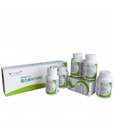 Baituxiao Herbal Supplement for Dog and Cat Lumps Lipomas with a Solubilizing Formula Immune Support - Five Bottles