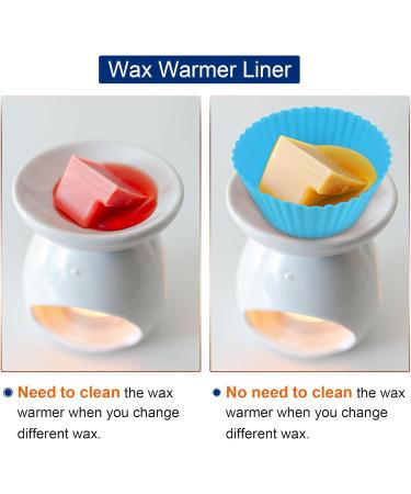 Sourcing Map 25pcs Sky Blue Wax Melt Warmer Liner Silicone - Durable Candle Fragrance Melter Accessories for International Shipping - Buy Online on GoSupps.com