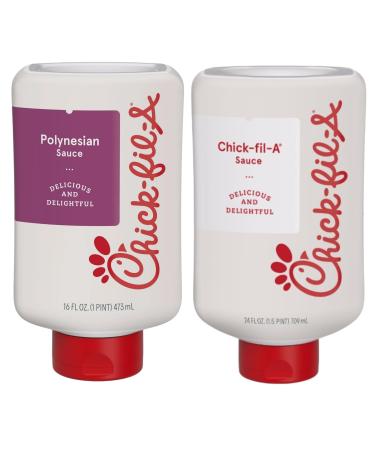 Chick-fil-A Sauce Bundle -- Sauce Chick-fil-A et sauce polyn sienne -- 16 oz chacun 16 Fl Oz (Pack of 2)