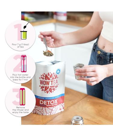 WOW TEA Berry Detox Tea - 21-Day Innovative Body Cleanse Program for Full Detox and Wellness - Buy Online on GoSupps.com