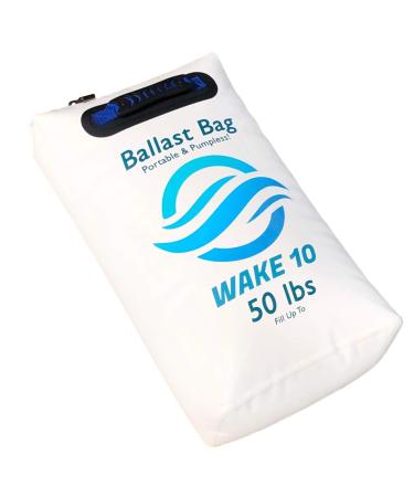 WAKE 10 Boat Ballast Bag - Portable and Pumpless - 50 lb. - Wakesurfing and Wakeboarding