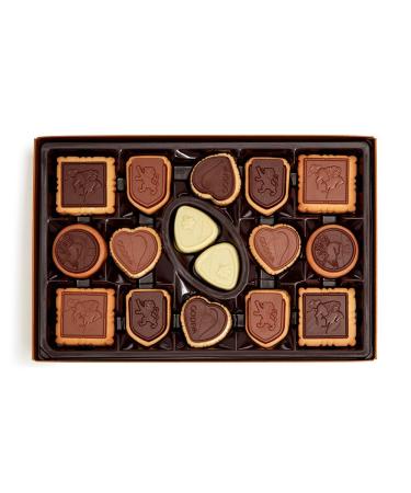 Godiva Chocolatier Assorted Chocolate Biscuits Tin - 32 Piece Luxury Box - Buy Online on GoSupps.com