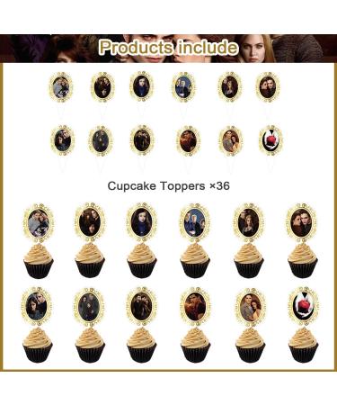 37 Pieces of Cake Topper The Movie Themed Party Supplies Cupcakes Kids Birthday Decorations Movie Cake Decorations for Kids - Buy Online on GoSupps.com
