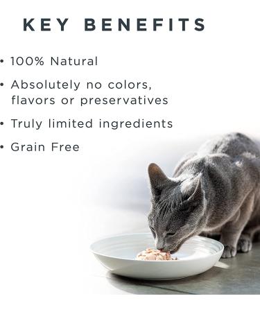 Reveal Natural Wet Cat Food 12 Pack - Grain Free Limited Ingredient Pouches (Tuna with Shrimp) - 12 x 2.47oz - Buy Online on GoSupps.com