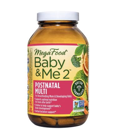 MegaFood Baby & Me 2 Postnatal Multi 120 Tablets - Buy Online on GoSupps.com