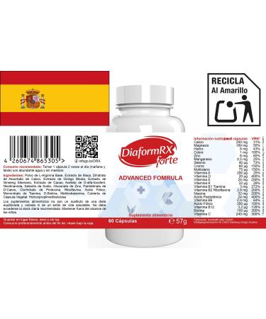  DiaformRX Diaform RX Forte - 60 capsules - Buy Online on GoSupps.com