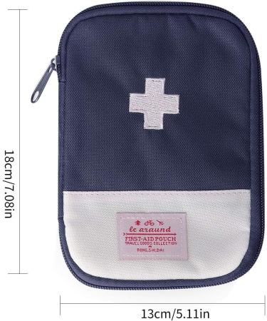 JIakai 2 Packs Mini Portable Empty First Aid Pouch for Outdoor Emergency - 7x5 inch - Buy Online on GoSupps.com