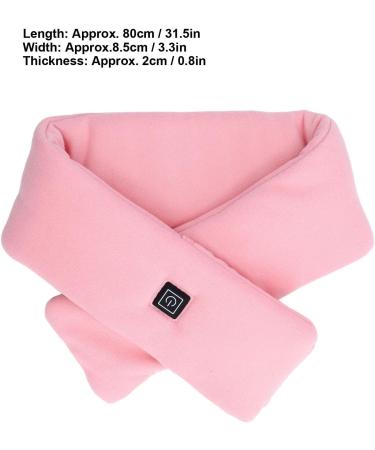 USB Heating Pillows for Neck Pain Relief | Washable Thermal Neck Bandage | 3 Temperature Levels | Soft Pink - Buy Online on GoSupps.com
