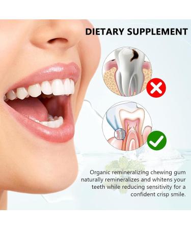 Remineralizing Chewing Gum Organic Mastic Mint Miracle Remineralizing Chewing Gum Sugar-Free Long Lasting Under Brush Chewing Gum 2 Boxes/36 Pieces Simply Gum for Whiten Teeth and Gum Protection Green Box - Buy Online on GoSupps.com