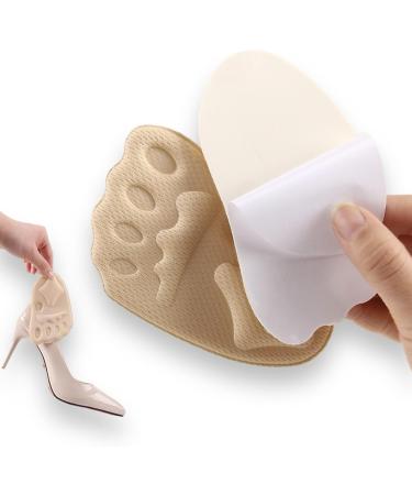 CB 4-Pairs Forefoot Shoe Metatarsal Pads - Ball-of-Foot Cushions for Pain Relief | Comfortable Insoles for Men Women & Kids - Style C-Nude - Buy Online on GoSupps.com