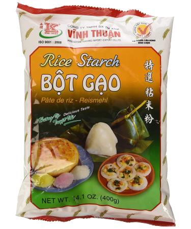 Vinh Thuan Rice Starch, 14.1 Ounce (3 Packs) - Bot Gao