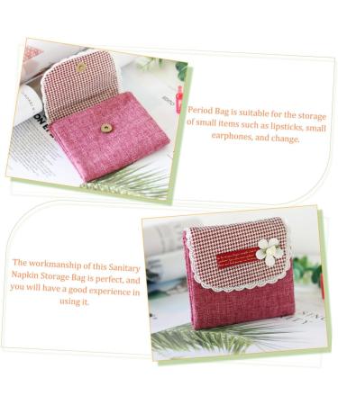 Menstrual Period Bag for Teen Girls | Coin Pouch for Women & Men | Outdoor Decor Napkin Bag | Lipstick & Coin Pouch Organizer - Buy Online on GoSupps.com
