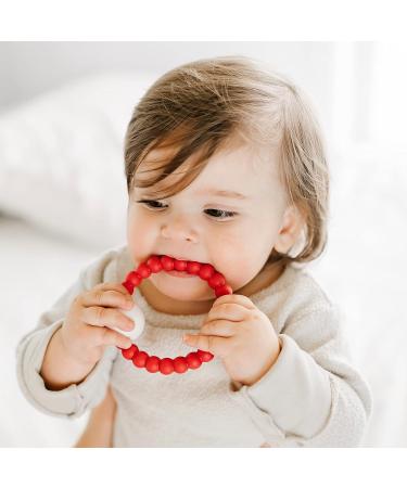 Ryan and Rose Cutie Teether Rattle - Red | Baby Teething Toy - Buy Online on GoSupps.com