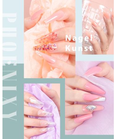 Phoenixy Poly Nail Gel Kit - 9 Color Nail Extension Set with Manicure Tools | Perfect Gift for Women | International Shipping - Buy Online on GoSupps.com