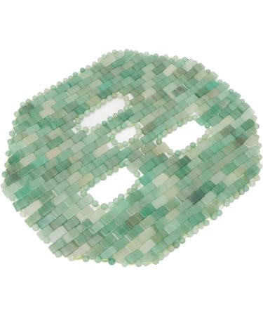 Jadestone Facial Cover & Moisturizing Mask | Green Aventurine Sheet Mask for Dark Circles & Spa Treatment - Buy Online on GoSupps.com