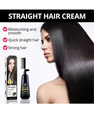 Silky Shine Hair Straightening Cream Correcting Smoothing Damage Repair 150ml Soft & Safe Nourishing Quick Straightening Suitable for All Hair Types - Buy Online on GoSupps.com