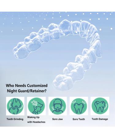 Custom Night Guard for Teeth Grinding | Dental Retainer for TMJ Relief & Bruxism | International Shipping Available - Buy Online on GoSupps.com