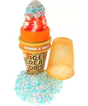 Crazy Candy Factory Ice Cream Dips party pack of 8 .Delicious and fun. Strawberry & Cream Blue Raspberry & Cream Cherry & Cream Orange & Cream. - Buy Online on GoSupps.com