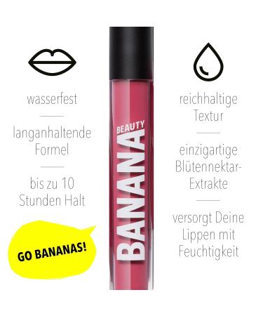 Banana Beauty Semi Matte Liquid Lipstick - OH-LA-Licious Bright Pink | 10h Long-Lasting Moisture Protection & Volume | Buy Internationally - Buy Online on GoSupps.com