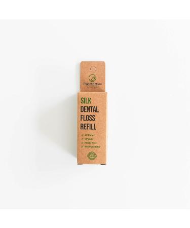 PlanetNatura Mint Flavoured Natural Silk Dental Floss - Eco-Friendly Biodegradable Refill - 60 Meters Organic Floss - Buy Online on GoSupps.com