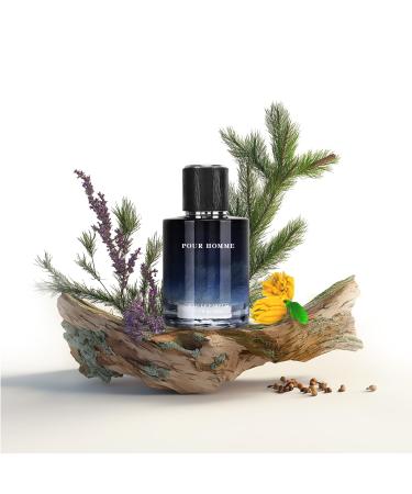 Sandalwood Cologne for Men Earthy Mens Cologne Spray Eau de Cologne Bergamot Cologne Perfume for Men with Notes of Pepper Lavender Musk and Cedarwood - Gifts for Men 1.7 Fl Oz