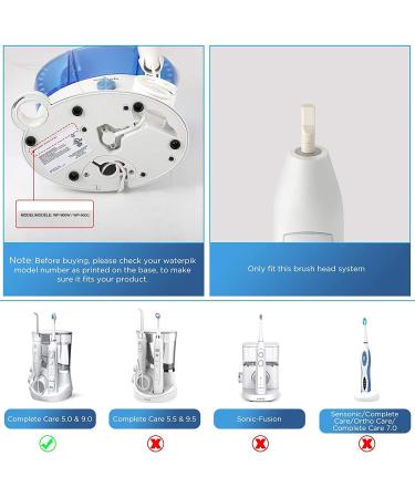 Waterpik Complete Care 5.0 & 9.0 4-Pack Black Brush Heads - Replacement Toothbrush Heads - Buy Online on GoSupps.com