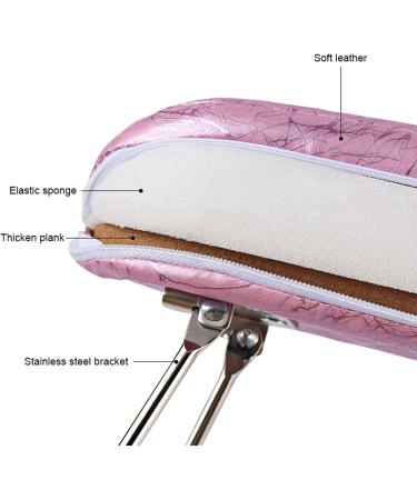 Brave669 Nail Dryer Lamp Soft Washable Arm Rest Cushion Wrist Support Hand Holder Pad Nail Art Tools Professionally Curing Lamp Pink - Buy Online on GoSupps.com