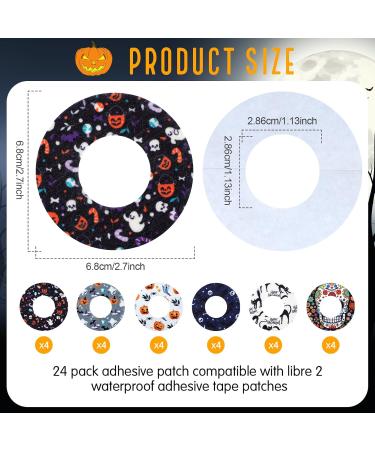 Buy Tatuo 24 Adhesive Patches for Libre 2 - Pre-Cut Split Backing | International Shipping Available - Buy Online on GoSupps.com