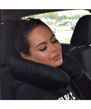 Feather Soft Microfiber Neck Pillow - World's Best Black Pillow - Buy Online on GoSupps.com