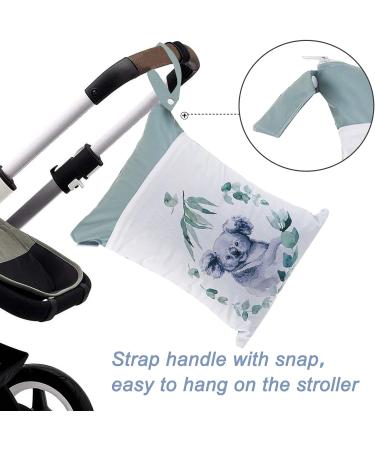 Maeau 2-Pack Reusable Wet Bags for Cloth Diapers & Gym - Waterproof Organizer | 37 Patterns 30x40cm - Buy Online on GoSupps.com