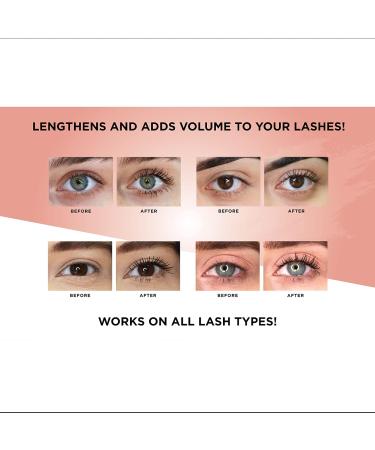 Billion Dollar Brows Forever Lash Mascara - Length & Volume in Seconds | Waterproof, Silicone Wand, Professional Quality | Cruelty Free - 1 Count - Buy Online on GoSupps.com