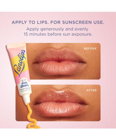 Lanolips Sun & Rescue Lip Duo Sun Balm Tropical SPF 30 (0.44 oz) & 101 Ointment Coconutter (0.35 oz) for Hydrated Protected and Healthy Lips - Buy Online on GoSupps.com