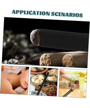 CliSpeed 10-Piece Moxa Sticks for Massage | Chinese Herbal Moxibustion Rolls for Pain Relief - Buy Online on GoSupps.com