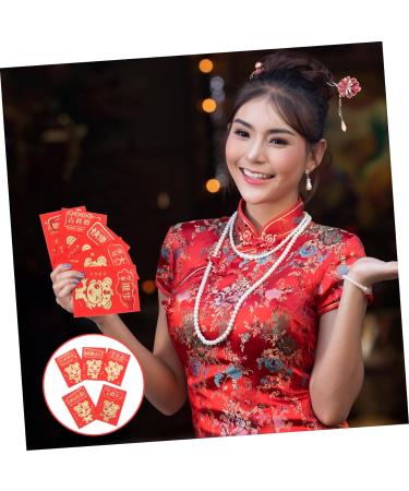 COOPHYA 30pcs Year of The Tiger Red Envelope New Year Red Packet Chinese Lucky Money Pockets Year of Tiger Red Packets Pocketbooks Envelopes 2021 New Copper Sheet Cartoon Coated Paper - Buy Online on GoSupps.com