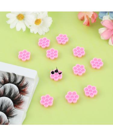 200 Pieces Flower Shape Glue Cup for Eyelash Extensions - Premium Lash Glue Holder Tray for Women & Girls | Best Eyelash Extension Supplies - Buy Online on GoSupps.com