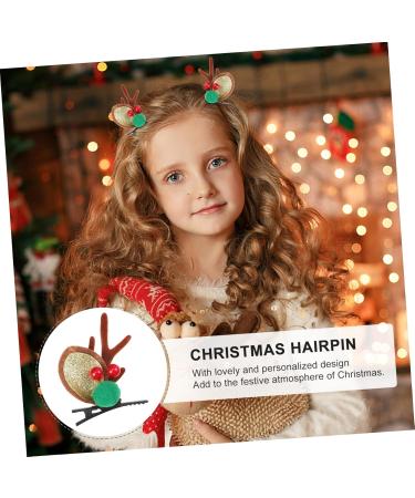 Beavorty 3 Pairs Hairpin Christmas Decorations Hair Clips for Girls Hair Accessories for Girls Christmas Antler Hairpin Christmas Deer Hair Clips Antler Hair Clips Xmas Hair Clip - Buy Online on GoSupps.com