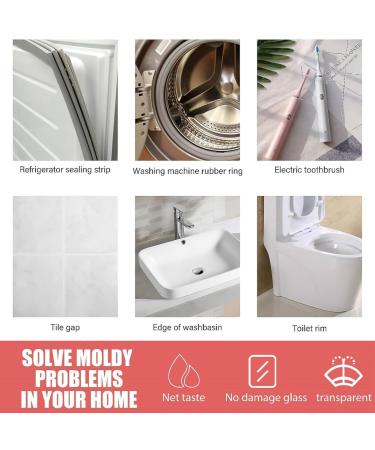 2PCS Mould and Mildew Remover Household Mould Remover Gel Mould Extreme Remover Gel Black Mould Remover Mould Magic Gel Mold Remover Spray for Bathroom&Kitchen Mould Cleaner for Walls Mould Prevention - Buy Online on GoSupps.com