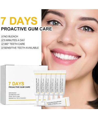 7 Days Proactive Gum Treatment Gum Instant Treatment Gel Teeth Stain Remover for Sensitive Teeth Stain Removal Care Deeply Cleaning Gums (3PCS) - Buy Online on GoSupps.com