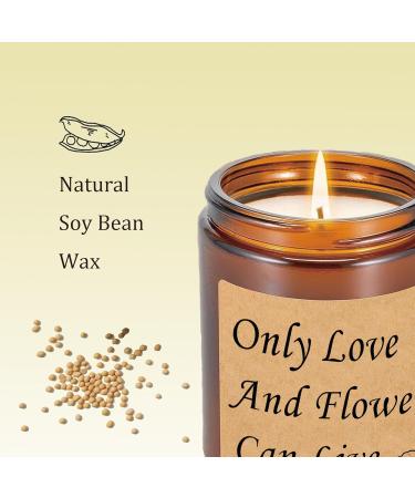 Scented Lavender Soy Wax Candle - Handmade Gift for Women - 50 Hours Long Lasting Aromatherapy - Perfect Gift for Friend - Buy Online on GoSupps.com