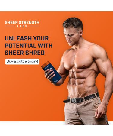 Sheer Strength Labs Premium Thermogenic Supplement for Men - Powerful Capsaicin L-Carnitine Forskolin & Rauwolscine - 30-Day Supply | Buy Internationally - Buy Online on GoSupps.com
