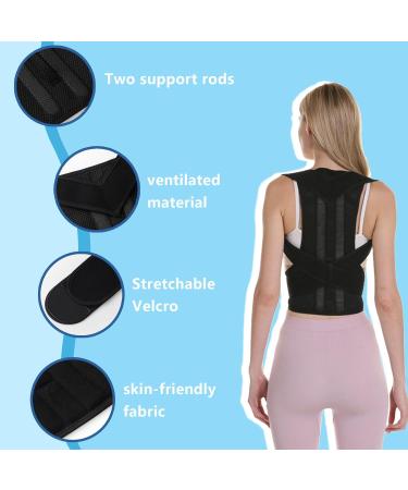 LUXOPALOPI Back Posture Corrector - Adjustable Lumbar Shoulder Support for Men and Women - Effective Physical Therapy for Neck and Shoulder - Size XL - Buy Online on GoSupps.com