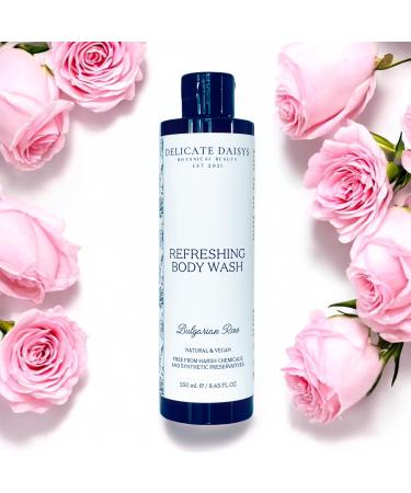 Rose Refreshing Body Wash 8.45 fl oz | Natural Organic Vegan & Cruelty-Free