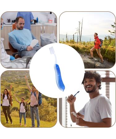 Travel Toothbrush Kit - Foldable Soft Bristles & Ergonomic Design for Camping & Travel | International Shipping Available - Buy Online on GoSupps.com