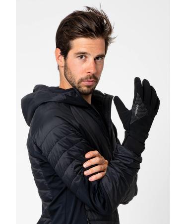Reusch Outdoor Sports R-Tex XT Touch-Tec Waterproof Gloves | Breathable Touchscreen Winter Gloves for Running Cycling Hiking - XXL 7702 Black/Silver - Buy Online on GoSupps.com