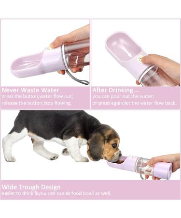 Edoxus Multifunctional Dog Water Bottle - Portable Drinking Bottle for Dogs & Cats - Ideal for Hiking (Gray) - Buy Online on GoSupps.com