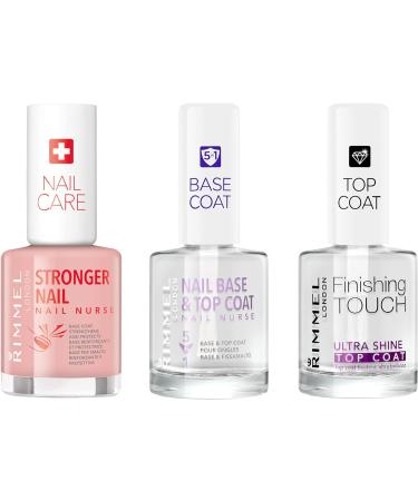 Rimmel Finishing Touch Ultra Shine Top Coat Polish 12ml - Clear | Long-Lasting Glossy Finish - Buy Online on GoSupps.com